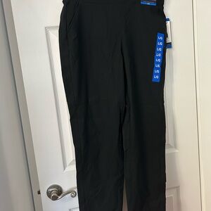 Men's Black Stretch Chinos - Classic Straight Fit